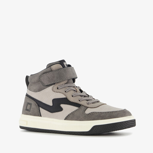 Hoge jongens sneakers grijs