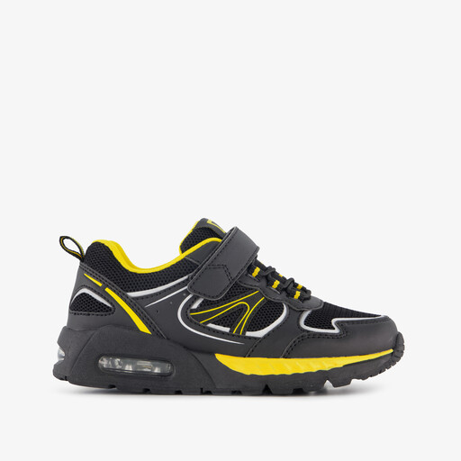 Jongens sneakers met airzool zwart geel