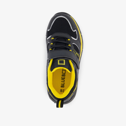 Jongens sneakers met airzool zwart geel