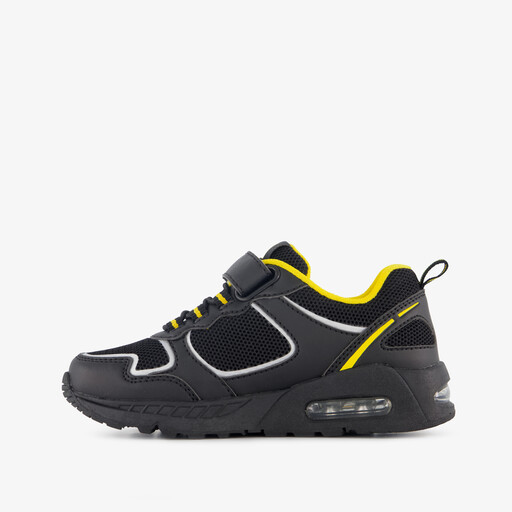 Jongens sneakers met airzool zwart geel