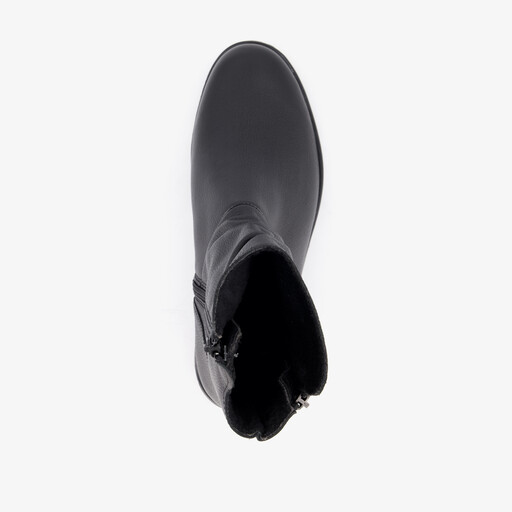 Leren dames boots zwart