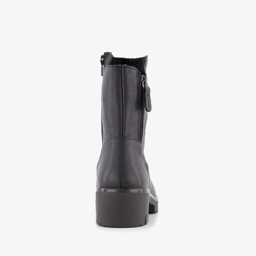 Leren dames boots zwart