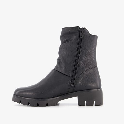 Leren dames boots zwart