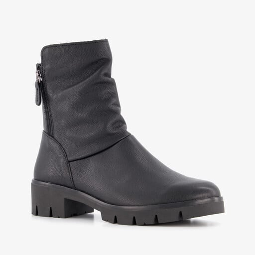 Leren dames boots zwart