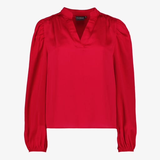 Dames blouse rood