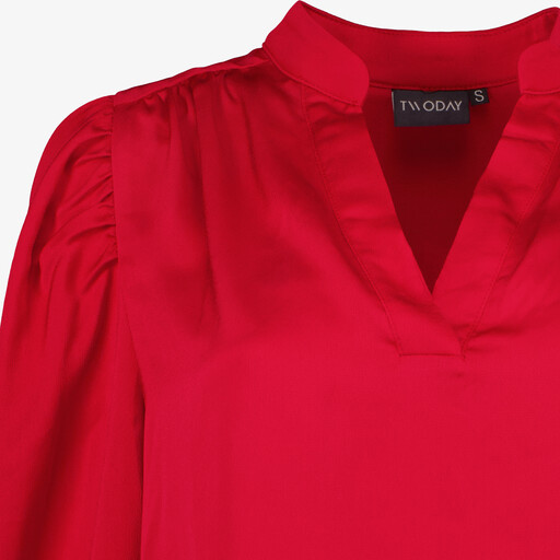 Dames blouse rood