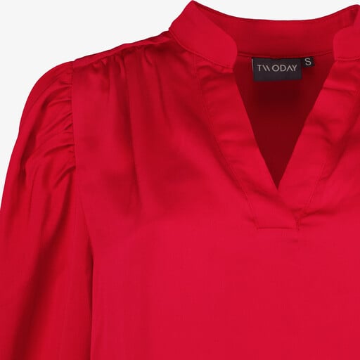 Dames blouse rood