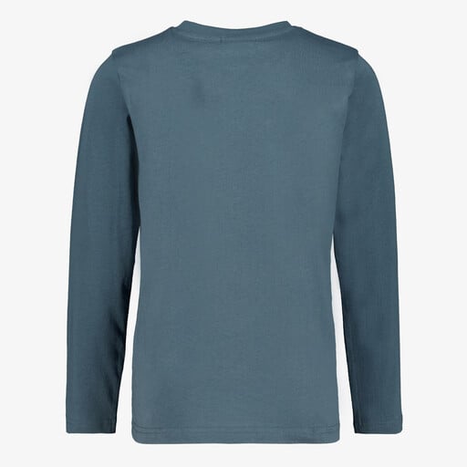 Jongens shirt met opdruk blauw