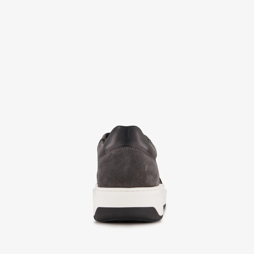 Suède heren sneakers grijs