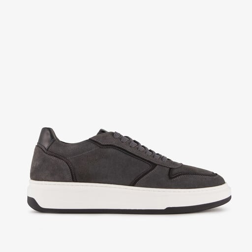 Suède heren sneakers grijs