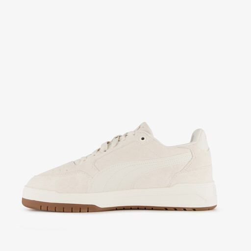 Shuffle Downtown suede heren sneakers wit