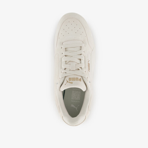 Shuffle Downtown suede heren sneakers wit