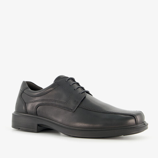 ECCO Helsinki leren heren veterschoenen zwart