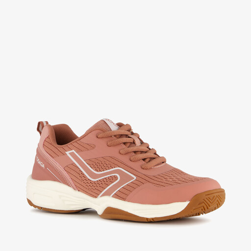 Meisjes zaalschoenen roze wit