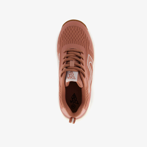 Meisjes zaalschoenen roze wit