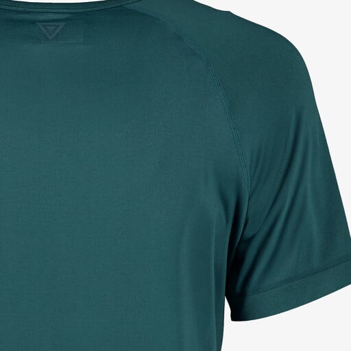 Seamless dames sport T-shirt groen