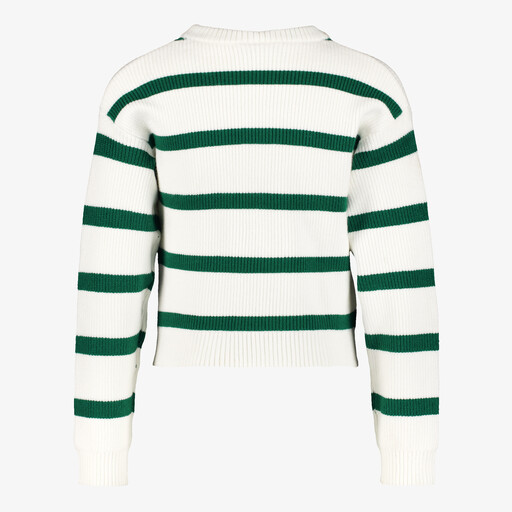 Name It Nilla meisjes trui met strepen wit groen