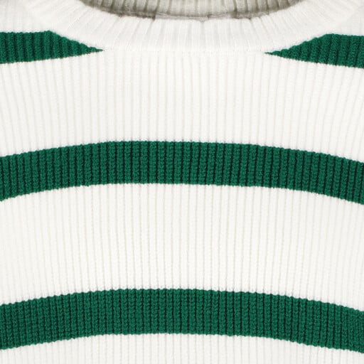 Name It Nilla meisjes trui met strepen wit groen