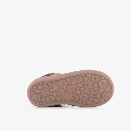 Leren jongens veterschoenen cognac