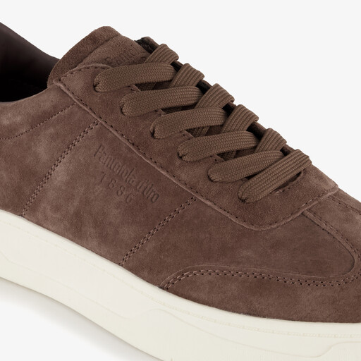 Suède heren sneakers bruin