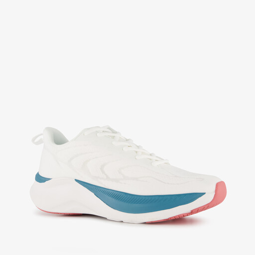 Dames zaalschoenen wit blauw