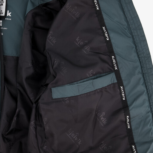 Gewatteerde dames outdoor jas blauw