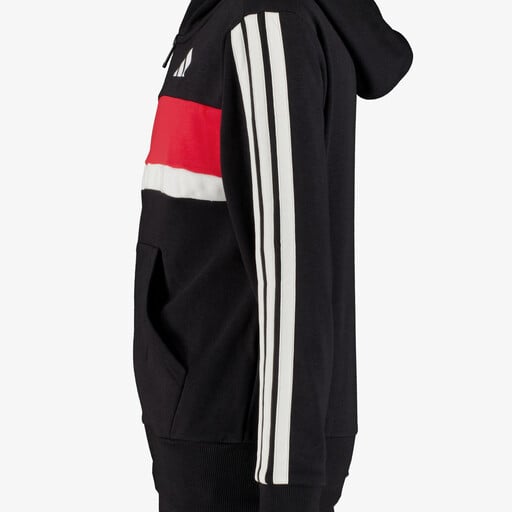 J 3S TIB FT TS kinder trainingspak zwart rood