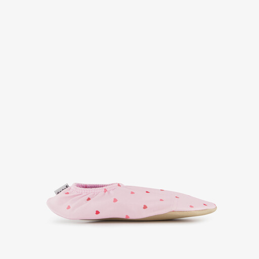 Kinder schoenen met hartjes roze