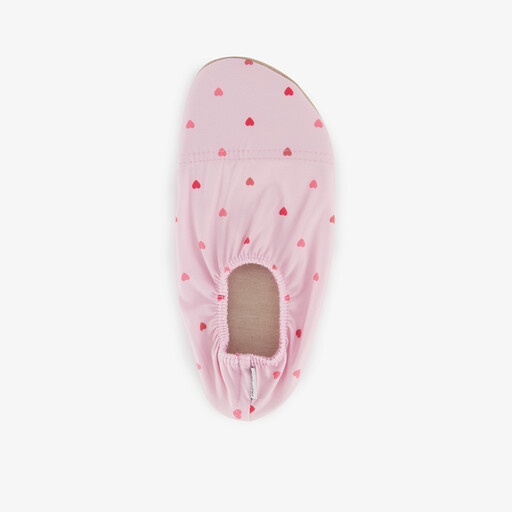 Kinder schoenen met hartjes roze