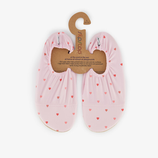 Kinder schoenen met hartjes roze