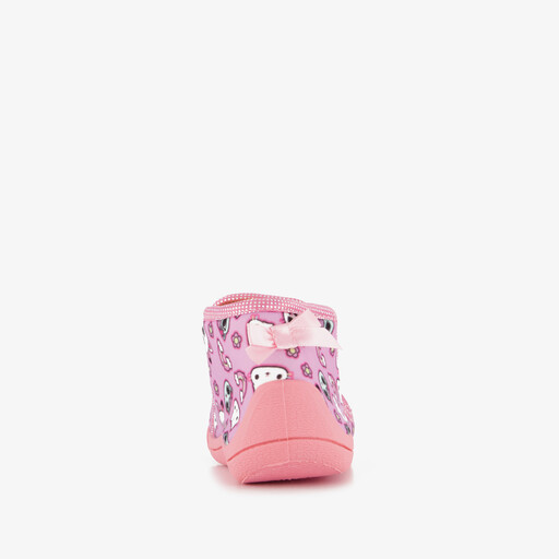 Meisjes pantoffels roze paars