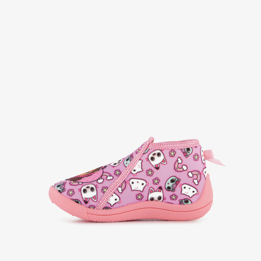 Meisjes pantoffels roze paars
