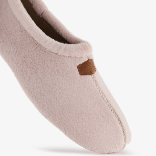 Dames pantoffels lichtroze