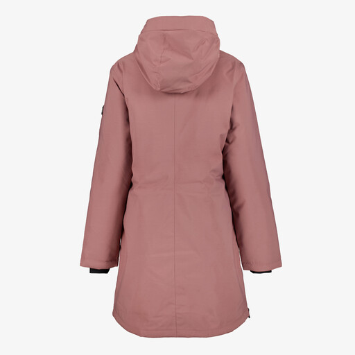 Roze dames outdoor jas waterafstotend