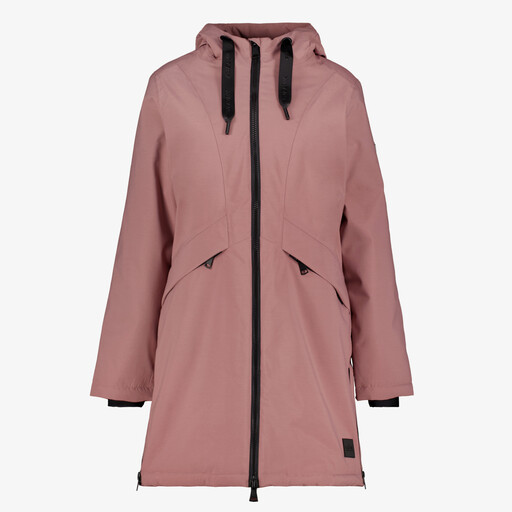 Roze dames outdoor jas waterafstotend