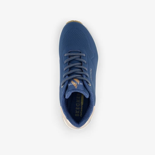 Uno Shimmer Away dames sneakers blauw