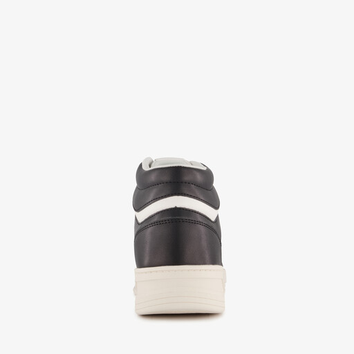 Hoge dames sneakers zwart wit