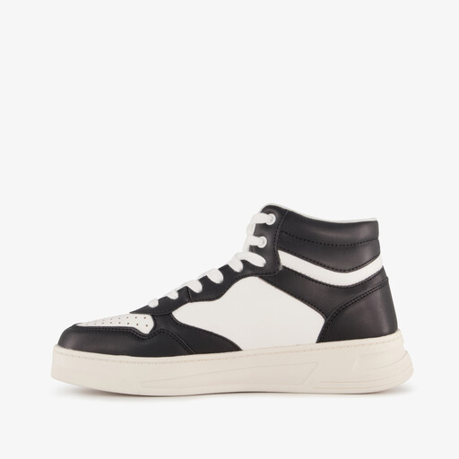 Hoge dames sneakers zwart wit