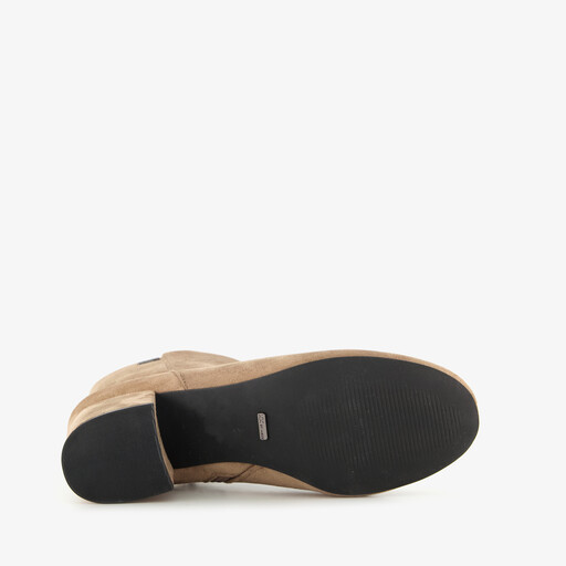 XX By dames enkellaarsjes met hak beige