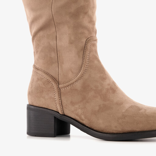 XX by hoge dames laarzen met hak taupe