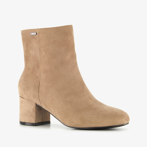 XX By dames enkellaarsjes met hak beige