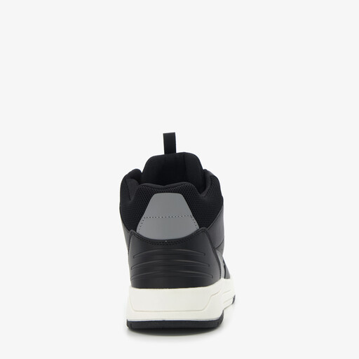 Hoge heren sneakers zwart met grijs