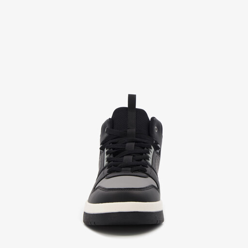 Hoge heren sneakers zwart met grijs