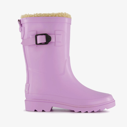 Gevoerde kinder regenlaarzen paars