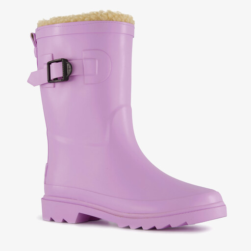 Gevoerde kinder regenlaarzen paars