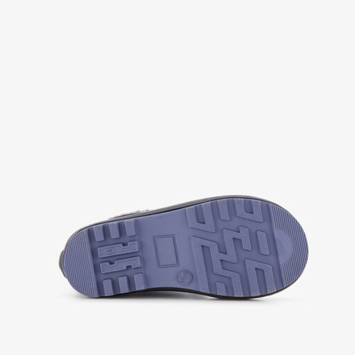 Gevoerde kinder regenlaarzen camouflage blauw
