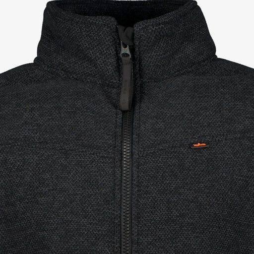 Gevoerd heren outdoor vest zwart