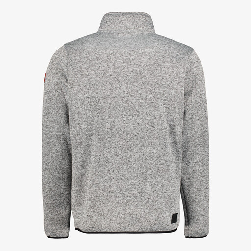 Gevoerd heren outdoor vest grijs