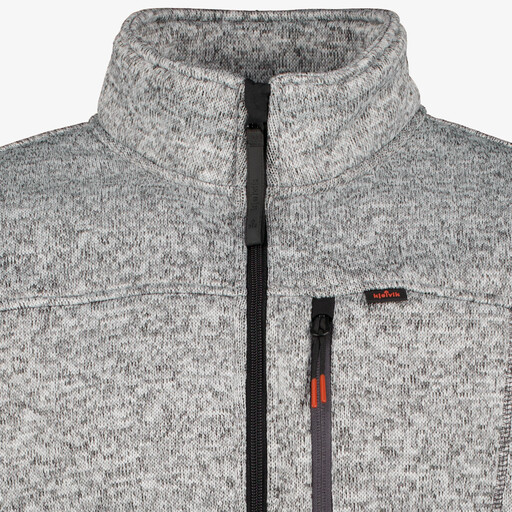 Gevoerd heren outdoor vest grijs