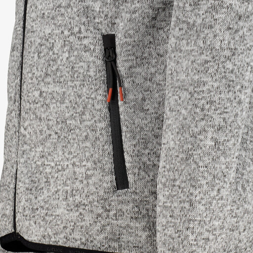 Gevoerd heren outdoor vest grijs